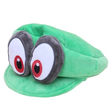 PLUSZOWA CZAPKA SUPER MARIO LUIGI ZIELONA GREEN