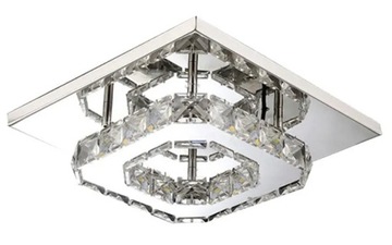 LAMPA SUFITOWA KRYSZTAŁOWA PLAFON GLAMOUR 8W