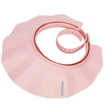 RONDO KĄPIELOWE ELASTYCZNY DASZEK DO MYCIA GŁOWY KĄPIEL DZIECI RÓŻOWY PINK