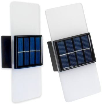 Lampka Solarna Elewacyjna LED 1W IP65 Kinkiet Solarny na Ścianę Elewację