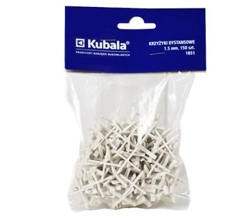 KUBALA KRZYŻYKI DYSTANSOWE 1,5MM 1851