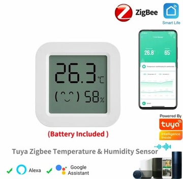ZigBee cyfrowy termometr LCD czujnik temperatury i wilgoci