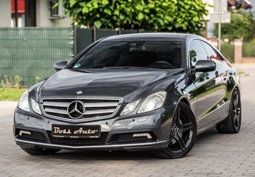 Mercedes Klasa E W212 Coupe 350 CDI BlueEFFICIENCY 231KM 2009 Mercedes-Benz Klasa E 350CDI 231KM Ledy Skora Xenon Navi Full Serwis ASo, zdjęcie 3