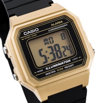 Женские часы CASIO W-217HM-9AVEF Gold + КОРОБКА