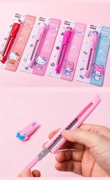 Kawaii Hello Kitty Kuromi Art Cutter Универсальный нож Экспресс-вырезка из бумаги Студент