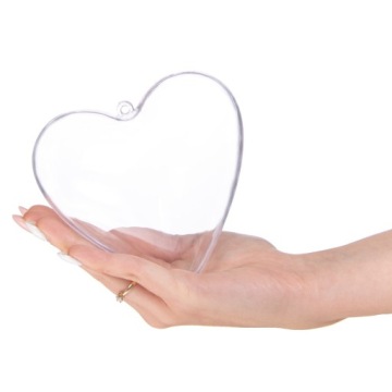 ШАР СЕРДЦЕ АКРИЛОВЫЙ ШАР ДЕКОРАЦИОННЫЙ ПЛАСТМАСС 12см