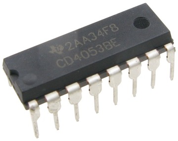 CD4053BE potrójny dwukanałowy multiplexer DIP /2891