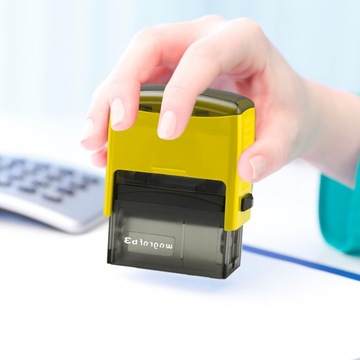 WAGRAF B3s ШТАМП ДЛЯ 6 СТРОК НАЗВАНИЕ КОМПАНИИ ОФИСНЫЙ ДИЗАЙН + ЛАСТИК