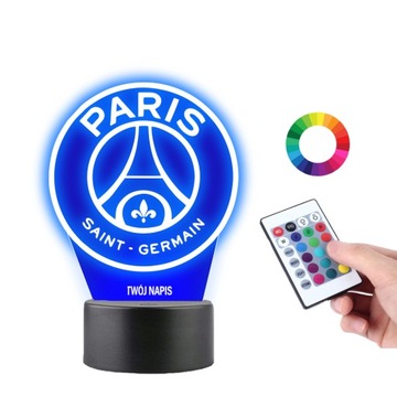 Lampka Nocna Paris Saint-Germain PSG LED PLEXIDO