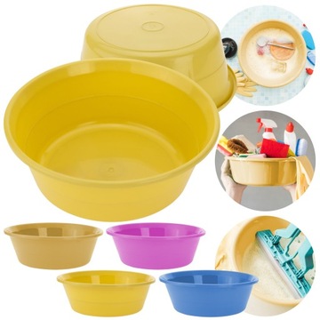 ЧАША ПЛАСТИКОВАЯ КРУГЛАЯ 30СМ 7л МАССИВНАЯ КУХНЯ