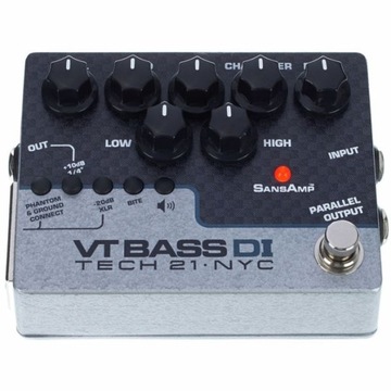 Tech 21 SansAmp Character VT Bass DI басовый предусилитель