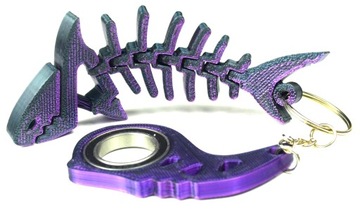 Keyspinner Keyrambit + Rekinek TikTok Key -KOLORY brelok