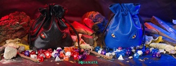 Сумка Black Dragon из эко-кожи с подкладкой Чехол DND D&D RPG dice