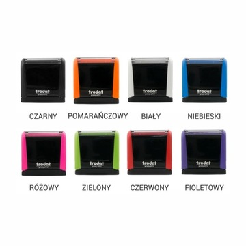 КОРПОРАТИВНАЯ ШТАМПА офисная печать TRODAT 4913 на 8 строк с ЛАСТИКОМ + ДИЗАЙН