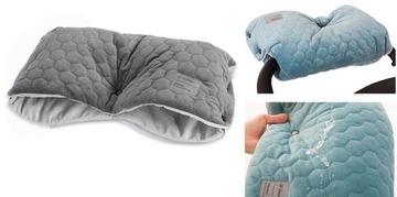 MUFKI ZIMOWE X-MUFF VELVET X-LANDER SILVER