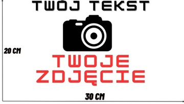 PERSONALIZOWANA TABLICZKA UWAGA PIES TWOJA GRAFIKA