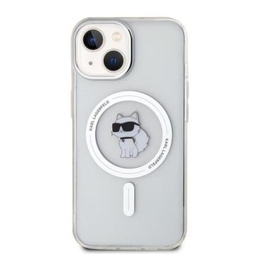 Чехол Karl Lagerfeld для iPhone 15 6,1 дюйма KLHMP15SHFCCNOT прозрачный HC