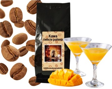 MANGO TANGO - kawa smakowa AROMATYZOWANA ziarnista mielona 100 g