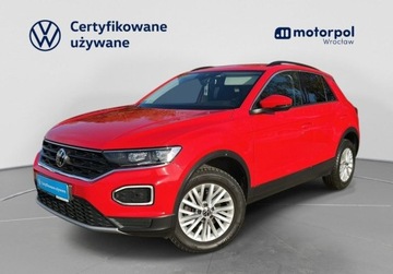 Volkswagen T-Roc I SUV 1.5 TSI ACT 150KM 2020 Volkswagen T-Roc Advance Pakiety, ACC, Kamera, Hak holowniczy, Podgrzewan