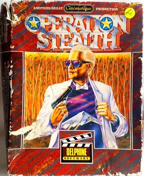 OPERATION STEALTH AMIGA GRA PRZYGODOWA UNIKAT1990