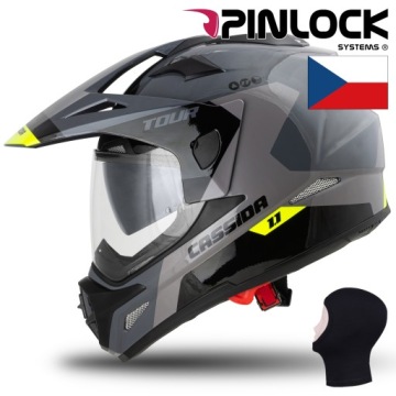 МОТОЦИКАЛЬНЫЙ ШЛЕМ CASSIDA SPECTER FLUO +PINLOCK XXL