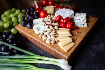 Доска КОРНИК БЛОК 40*30*4,5 см для раскроя, массив дуба толстая доска