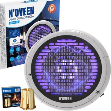 LAMPA OWADOBÓJCZA na KOMARY MUCHY MESZKI OWADY elektryczna