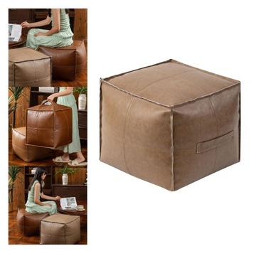 Подставка для ног без вставок Светло-коричневый декор