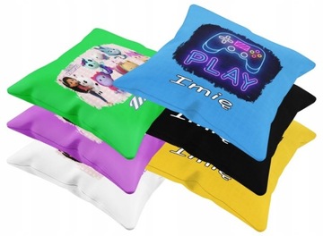 POSZEWKA NA PODUSZKĘ JAŚKA DO PRZEDSZKOLA SMERFY+ IMIĘ GRATIS