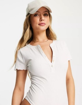 MISS SELFRIDGE BODY DAMSKIE BIAŁE BASIC 44 1RNG