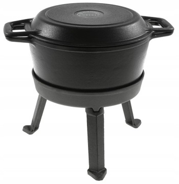 HUNTING CAULDEL 5 Эмалированная сковорода-гриль