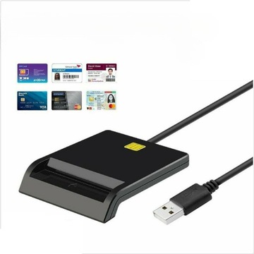 USB-кардридер для смарт-карт, SIM-карт и удостоверений личности