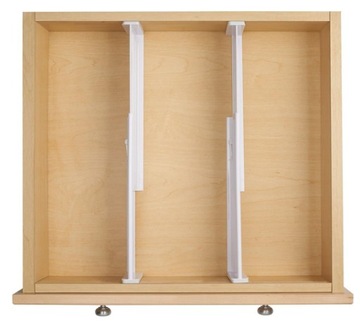 ПЕРЕГОРОДКИ для ЯЩИКОВ, регулируемый органайзер, 4 шт. КРЕМОВЫЙ.