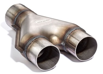 Y PIPE TRÓJNIK WYDECHOWY 2,5'' - 3'' BM SPORT