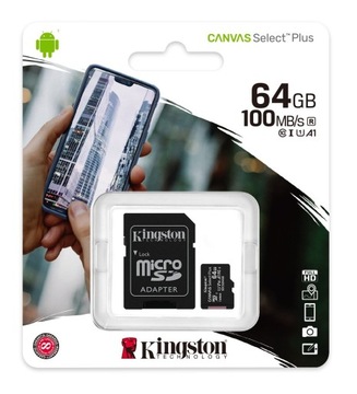 Canvas Select Plus Karta microSD 64 GB ANDROID A1