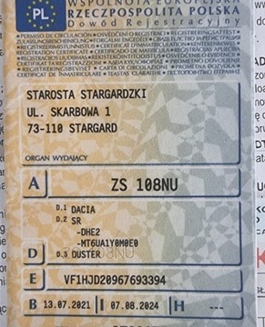 Dacia Duster II SUV 1.0 TCe 90KM 2021 Dacia Duster 2021r, Salonowa. 1.0 LPG. Uszk lewy bok. Jezdzi. VAT 23 brut, zdjęcie 9