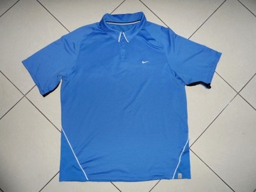 ФУТБОЛКА ПОЛО NIKE QUITE LIKE NEW, СИНЯЯ, L XL