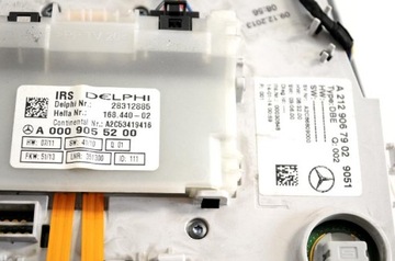 MERCEDES S212 E220 CDI 2012 RHD OSVĚTLENÍ VNITŘNÍ STŘECHA