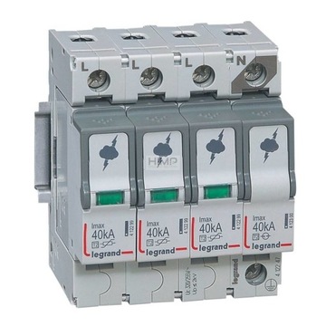 Ogranicznik przepięć T2 40KA 3P+N Legrand 412247