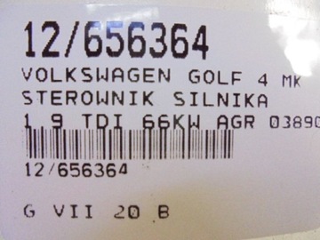 GOLF 4 IV JEDNOTKA 038906012L 1,9TDI 0281010112