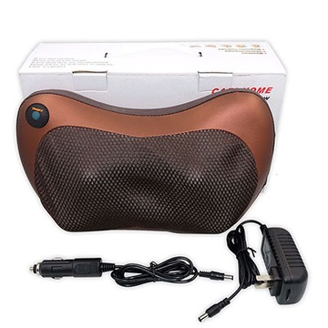 ЭЛЕКТРИЧЕСКАЯ МАССАЖНАЯ ПОДУШКА ШИАТСУ ДЛЯ АВТОМОБИЛЬНОГО МАССАЖЕРА СПИНЫ И ШЕИ