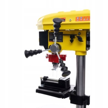 НАСТОЛ КОЛОННО-ДРЕЛЬНЫЙ СТАНОК 1850ВТ + ТИСКИ 13ММ 9-ступенчатые