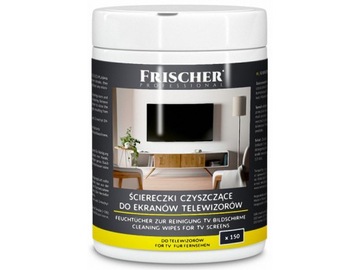 Chusteczki FRISCHER do ekranów LCD-TFT-LED 150 szt