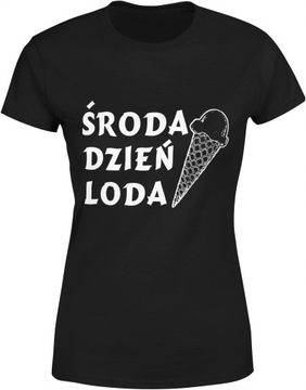 ŚMIESZNA KOSZULKA DAMSKA Z NADRUKIEM ZABAWNA ROZ M TSHIRT DAMSKI T-SHIRT