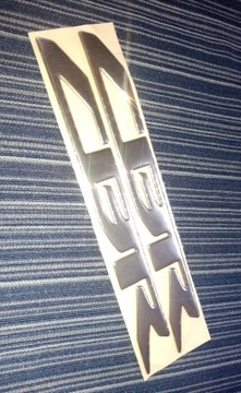 Эмблема CBR Honda с логотипом ХРОМИРОВАННАЯ 3D пара 20,5x1,9 см CBR1000RR CBR650R+ Подарок