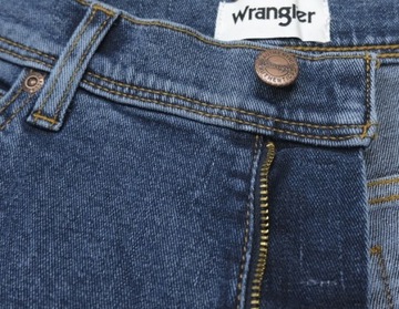 WRANGLER TEXAS stretch spodnie jeansy STONEWASH authentic straight W31 L34