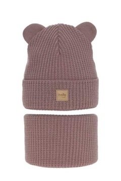 КОМПЛЕКТ ЗИМНЕЙ ШАПКИ, УШИ, УТЕПЛЕН ФЛИСОМ, 50-52, РАЗНЫЕ ЦВЕТА