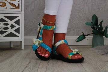 САНДАЛИИ ЖЕНСКИЕ СПОРТИВНЫЕ САНДАЛИИ НА VELCRO BOW