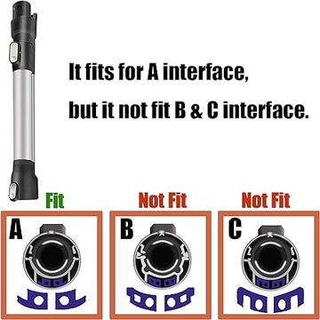 Телескопическая удлинительная трубка для Dyson 46-70 см