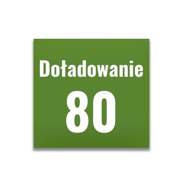 Doładowanie Plus 80 zł
